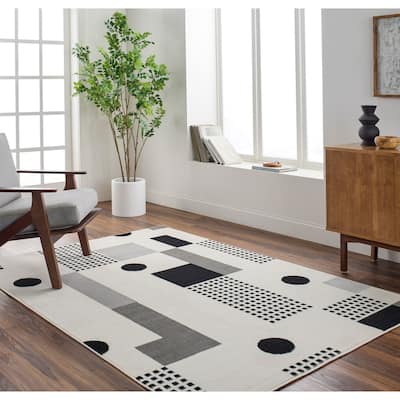 Pisa Transitional Abstract Area Rug