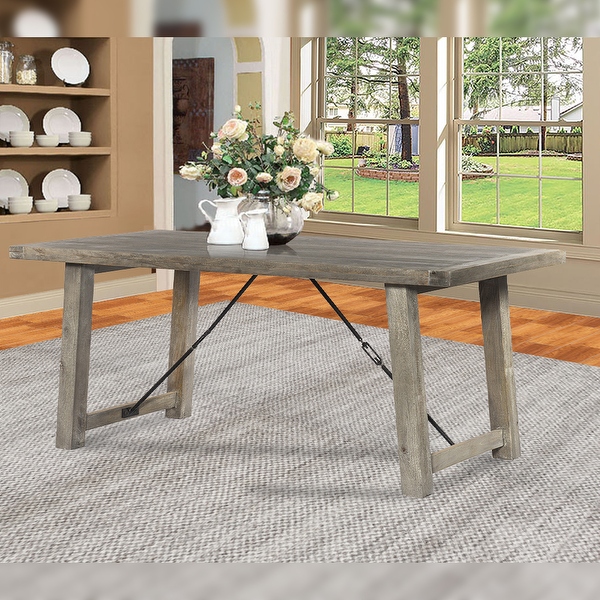 Farmhouse Modern Farmhouse Elegant Dining Table In Natural