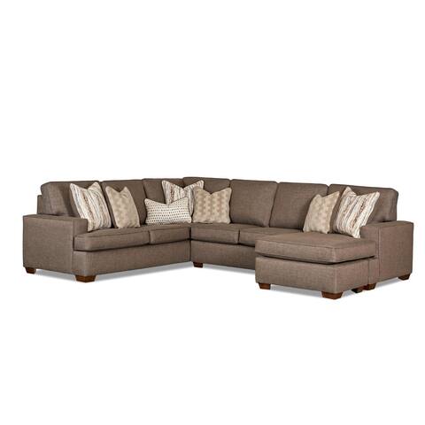 Vitran Fabric Right Facing Chaise Sectional