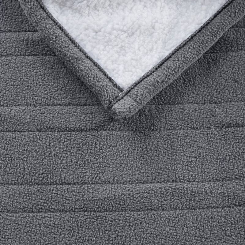 Fleece to Sherpa Heated Throw by Serta