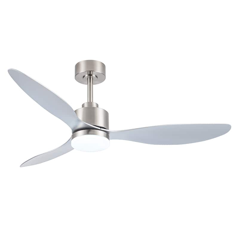 42/52 -inch Black LED Ceiling Fan with Lights Remote(3-Blade)