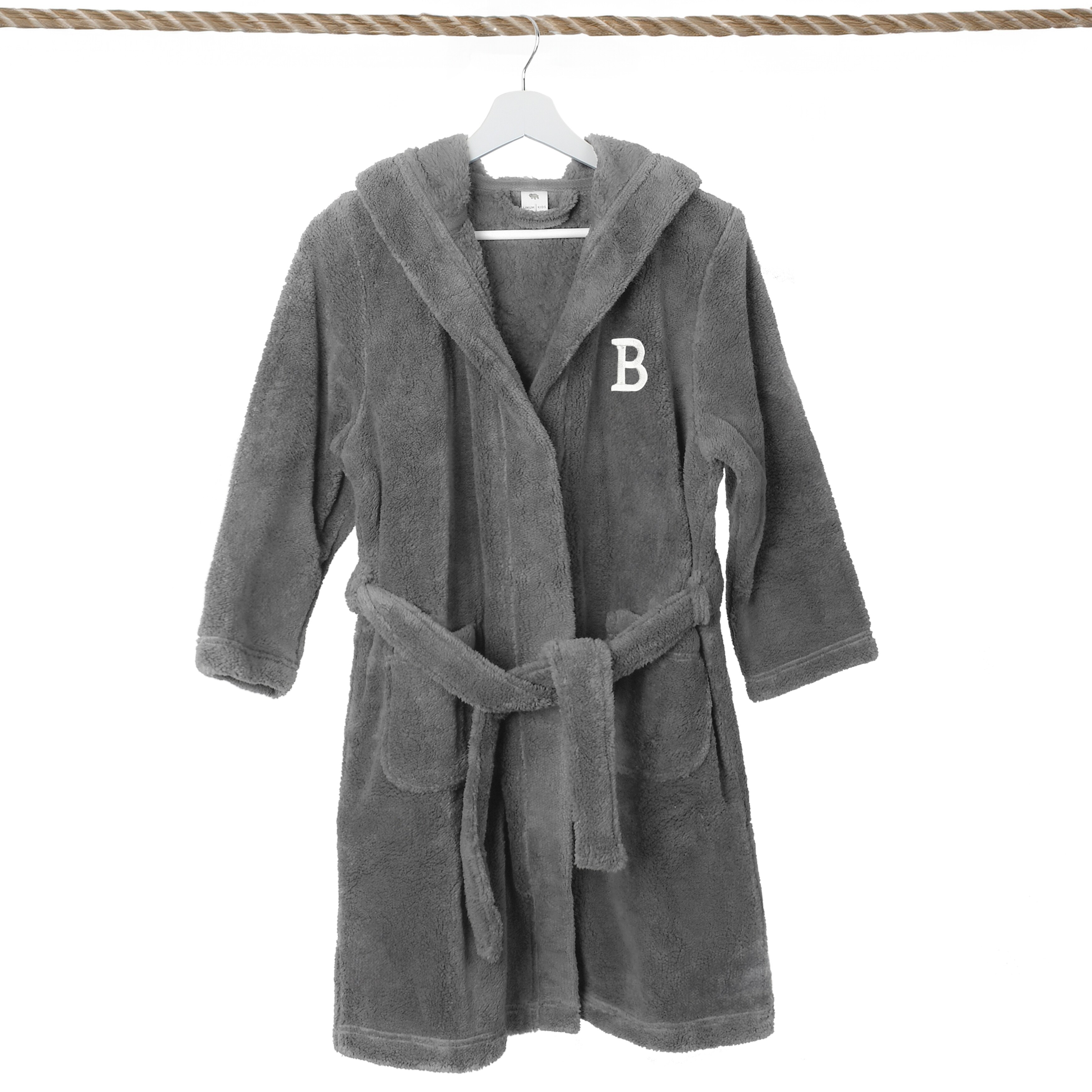 Sweet Kids 100% Polyester SUPER PLUSH Double Brushed Hooded Bathrobe with White - Picture 7 of 380