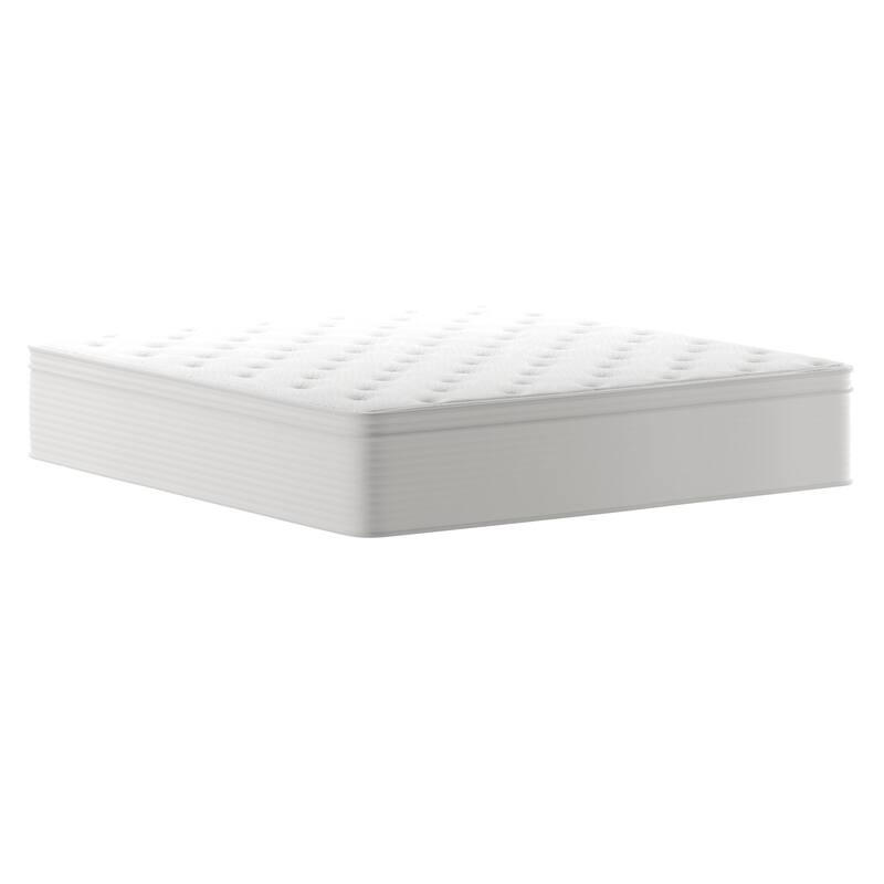 Commercial Memory Foam and Pocket Spring Hybrid Mattress in a Box