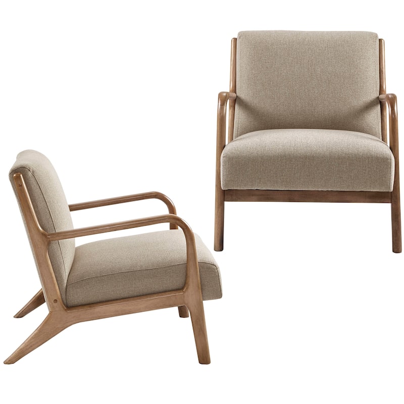INK IVY Novak Mid Century Modern Accent Armchair