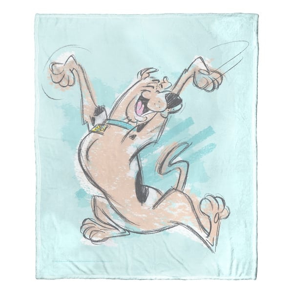 slide 2 of 5, Warner Brothers Scooby-Doo Joyful Scooby Silk Touch Throw Blanket