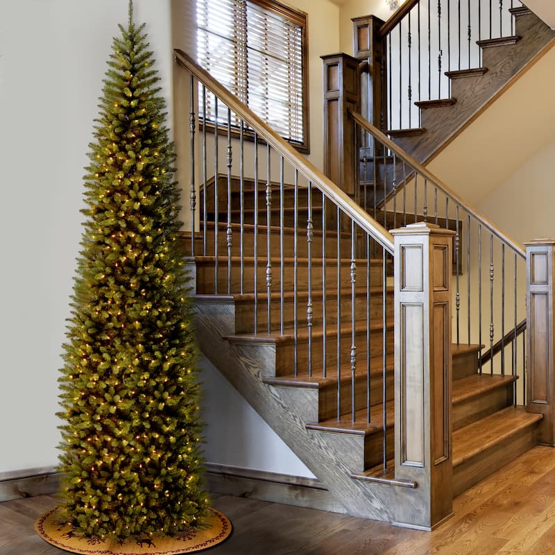 National Tree Company 10 ft. Kingswood Fir Christmas Pencil Tree - 10 Foot - 10 Foot - Green