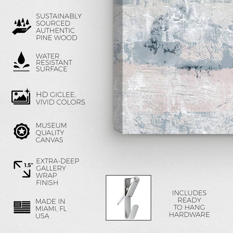 Wynwood Studio Canvas Abstract Good Choice White and Modern & Contemporary Wall Art Canvas Print