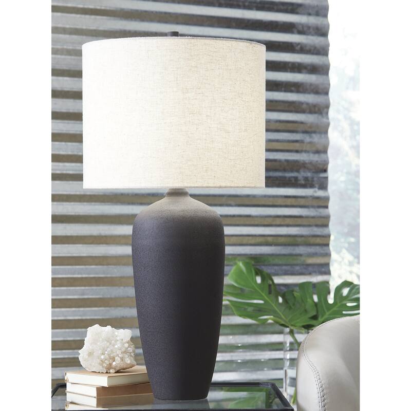 Signature Design by Ashley Ryenburg Black Table Lamp - 16" W x 16" D x 31" H