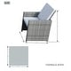 preview thumbnail 6 of 19, 16-Seater Aluminum Patio Dining Sets with Cushions and Tempered Glass Tabletop