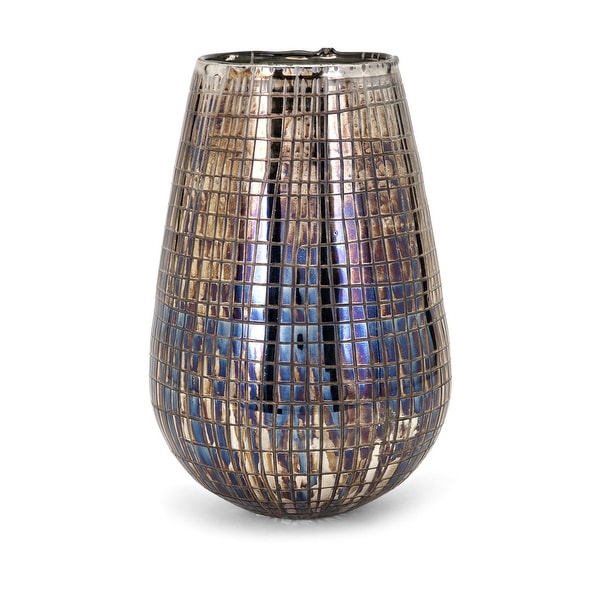IMAX Home 13853 Reaka Large Glass Vase - Multi-Colored
