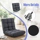 preview thumbnail 36 of 67, Costway Adjustable 14-Position Floor Chair Folding Lazy Gaming Sofa