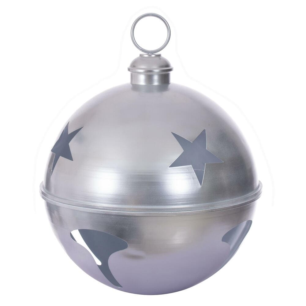Vickerman 739389-24" Silver Iron Bell Christmas Tree Ornament (RAA232407)