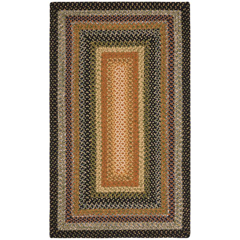 SAFAVIEH Handmade Braided Jo Americana Country Casual Rug