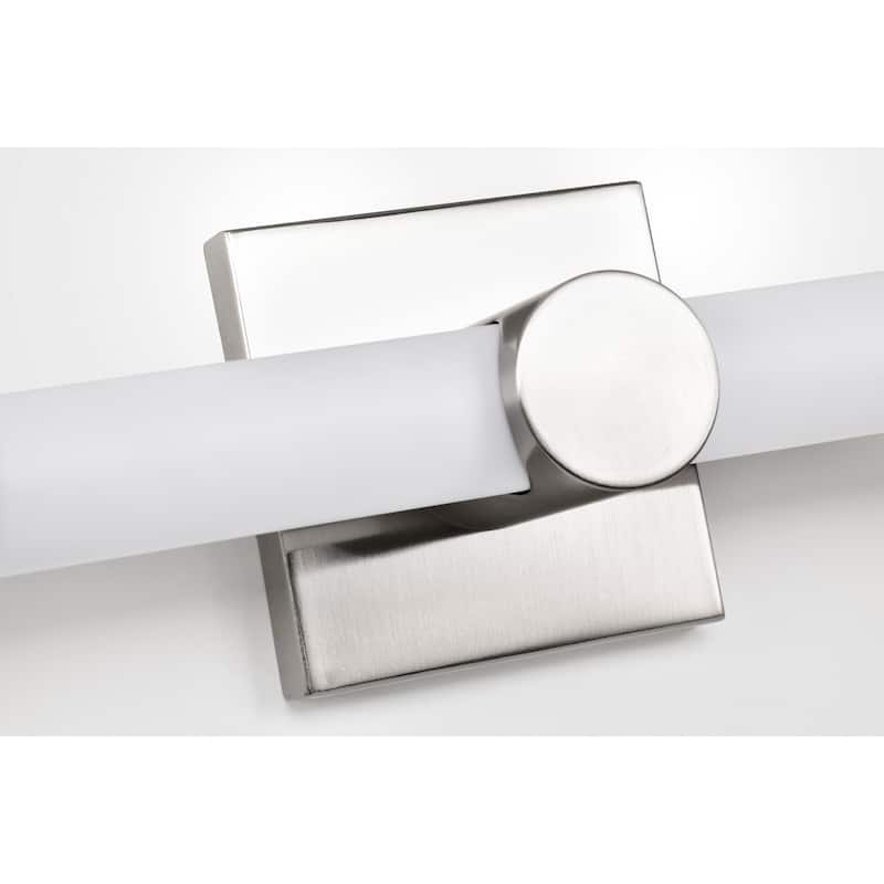 Bowman 12 Inch LED Vanity Brushed Nickel Acrylic Lens - Brushed Nickel