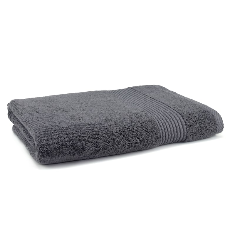 East'N Blue Lara Turkish Cotton Bath Towel (Pack of 1) - Dark Grey
