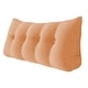 preview thumbnail 11 of 45, WOWMAX Headboard Reading Wedge Pillow Back Support Bed Rest TV Watch Full - Peach