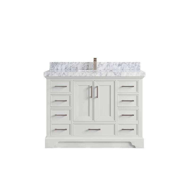Willow Collections 48 x 22 Charlotte Single Sink Bathroom Vanity with Countertop