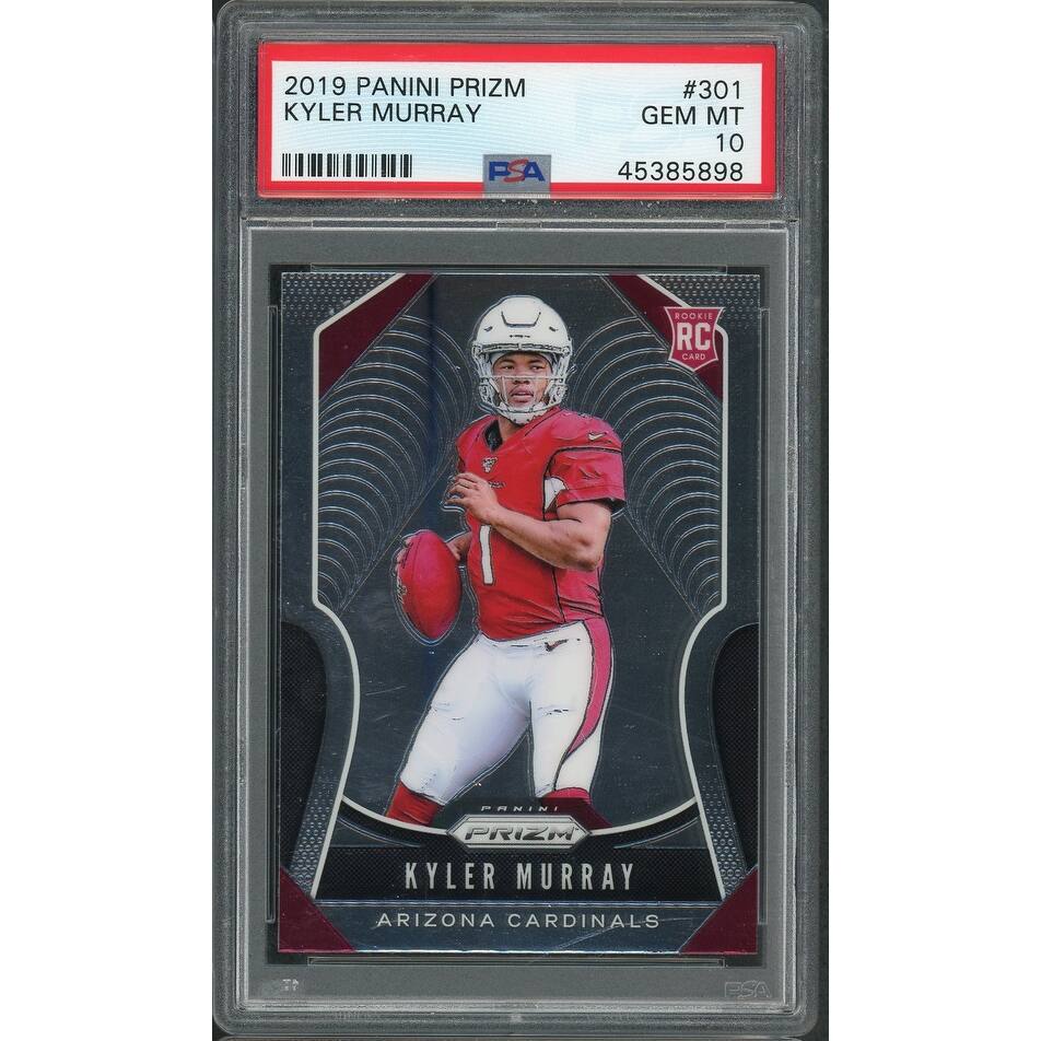 Kyler Murray 2019 Panini Prizm Football Rookie Card RC #301 Graded PSA 10 GEM MINT - 8'6" x 11'6"