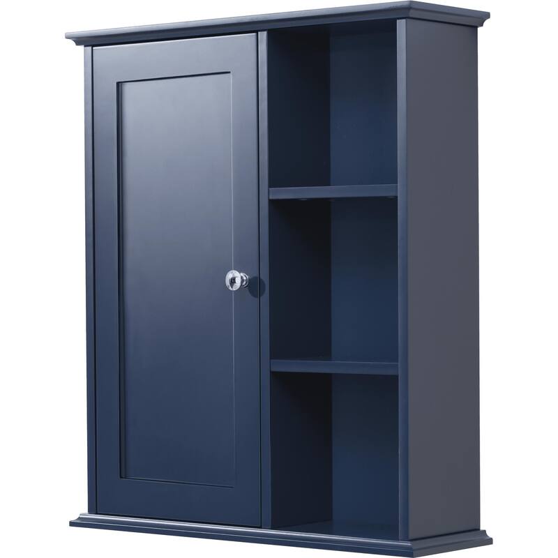 Bathroom Wall Cabinet with Soft-Closing Hinges, MDF Construction, and Versatile Storage for Home or Office Use