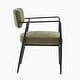 preview thumbnail 6 of 23, Christopher Knight Home - Alice Metal Dining Arm Chair Set of 2
