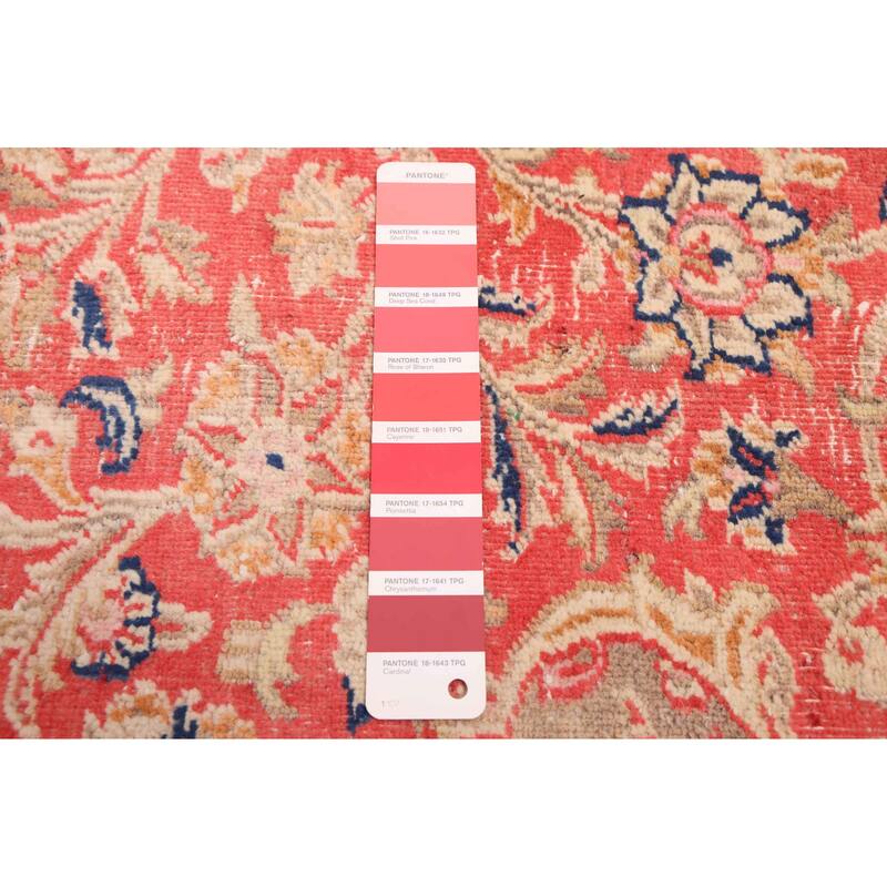 ECARPETGALLERY Hand-knotted Antalya Vintage Red Wool Rug - 9'6 x 12'8