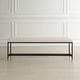 preview thumbnail 3 of 5, Uttermost Halston Upholstered White Bench