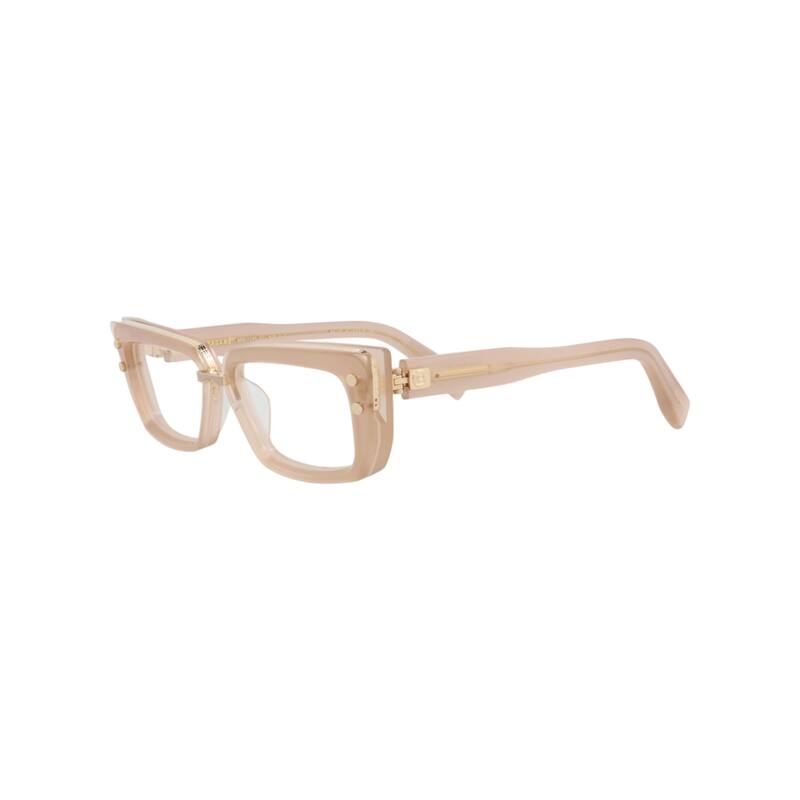 Balmain Cat Eye-Frame Acetate Optical Frames - Nude Nude Transparent