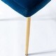 preview thumbnail 69 of 75, HULALA HOME Upholstered Premium Velvet Tufted Dining Chair with Small Base Set of 2
