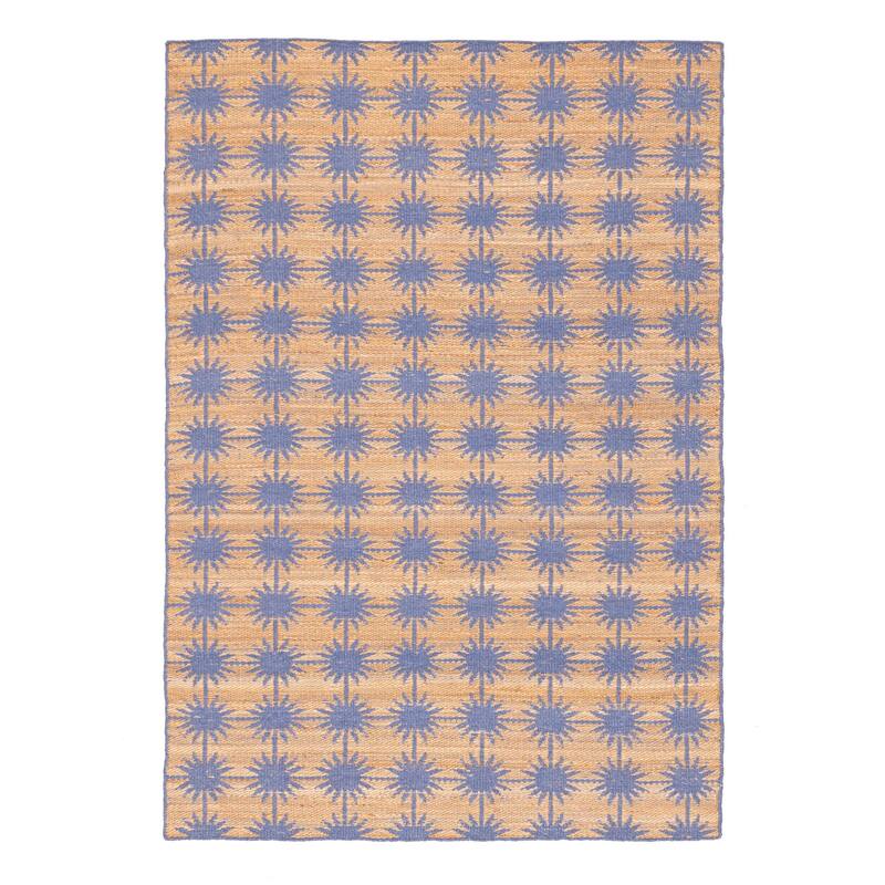 ECARPETGALLERY Flat-Weave Palas Denizli Tan Jute Kilim - 5'3 x 7'6