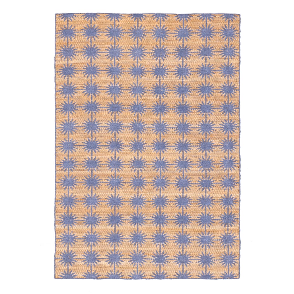 ECARPETGALLERY Flat-Weave Palas Denizli Tan Jute Kilim - 5'3 x 7'6