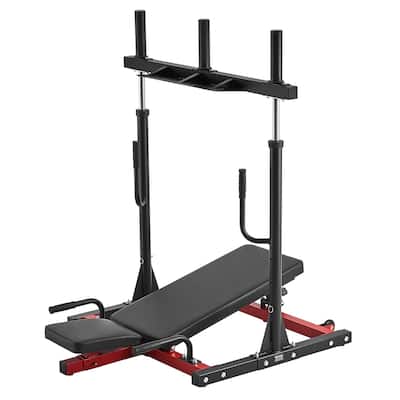 3-Level Adjustable Leg Press Machine for Targeted Lower Body Exercise at Home with Carbon Steel Frame - 50” x 48” x 46”
