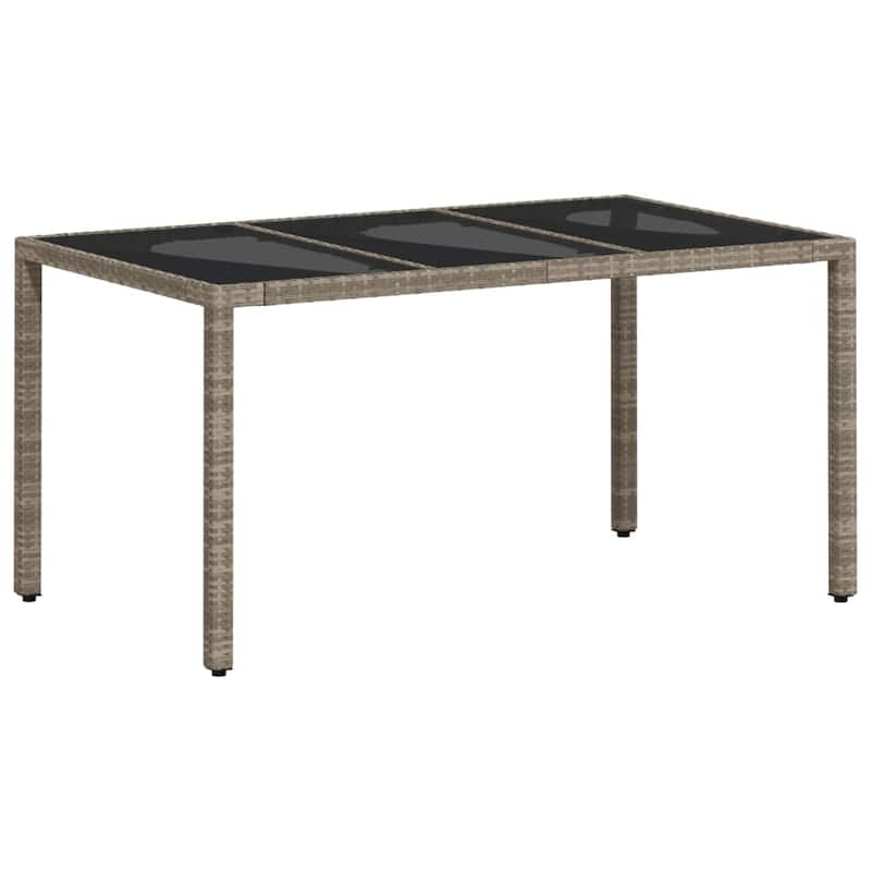 vidaXL Garden Table Light Grey - 35.4 x 59.1 x 29.5