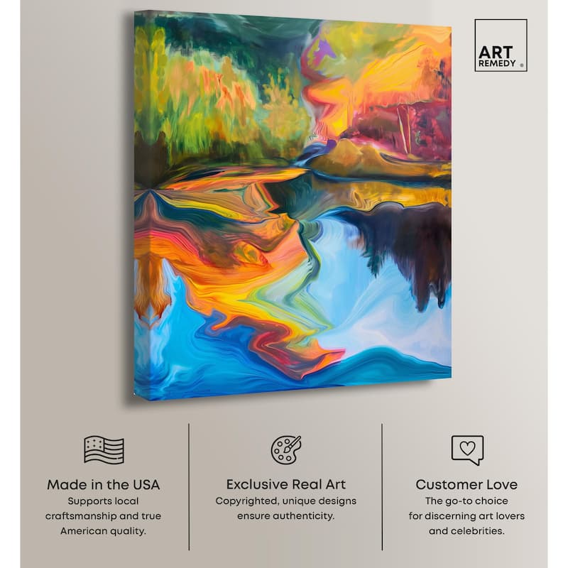 Aurora's Embrace Canvas by Art Remedy, Gallery Wrapped