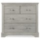 preview thumbnail 1 of 3, Paloma 4 Drawer Dresser with Changing Top One Size