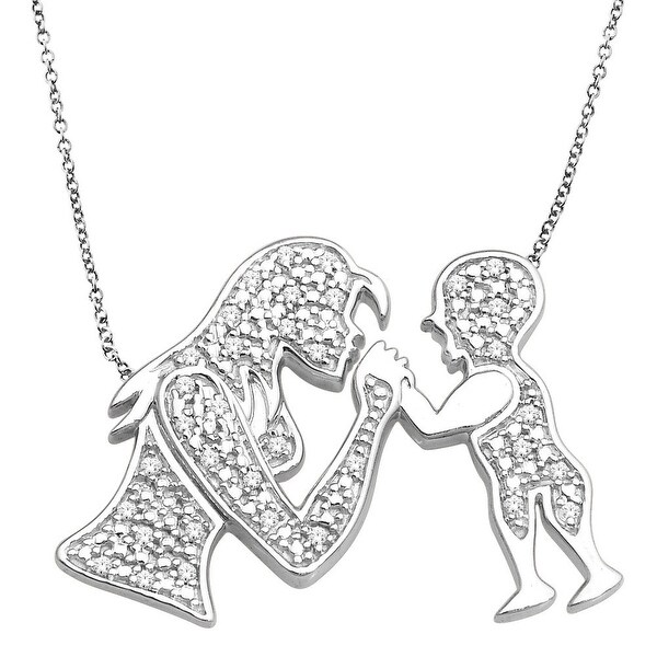 Mothers Day Necklace Mother and Child 