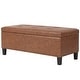 preview thumbnail 18 of 48, Adeco Storage Ottoman 41" Tufted Bench for Living Room Bedroom