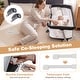 preview thumbnail 7 of 8, Gymax Bedside Crib w/ Mattress 5-Level Adjustable Height Protective