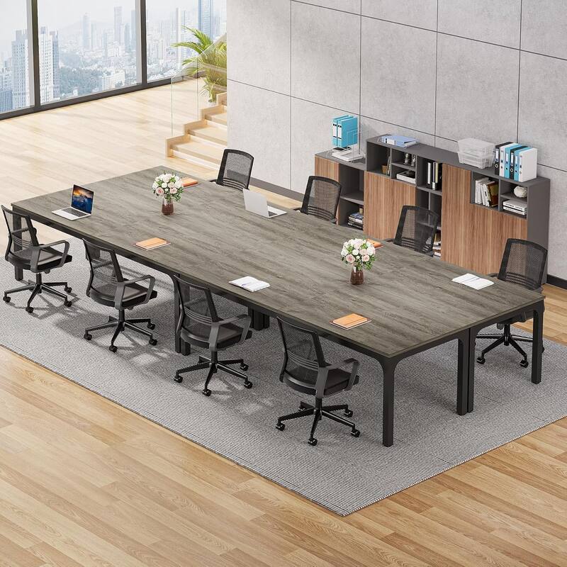 78.74" Large Rectangle Conference Table/Desk, Modern Seminar Meeting Table, Business Tables for Boardroom & Office