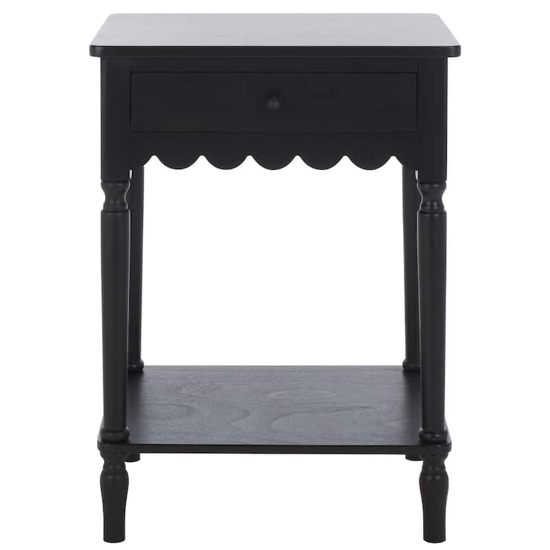 SAFAVIEH Haven Farmhouse 1-Drawer Accent Table - 19"W x 16"D x 26"H