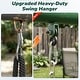 preview thumbnail 2 of 7, KloKick 7.5ft Heavy Duty Swing Set, 500lbs Capacity Outdoor Metal Swing Set for Kids & Adults with Spider Swing and Belt Swing