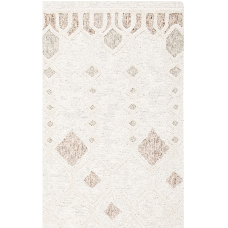 SAFAVIEH Handmade Artistry Bensu Moroccan Boho Wool Rug