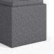 preview thumbnail 88 of 92, WYNDENHALL Townsend 17 inch Wide Contemporary Square Storage Ottoman