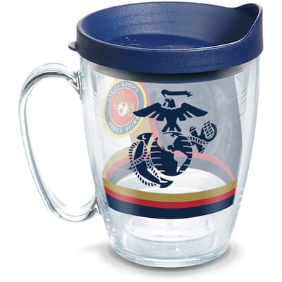 Tervis Marines Forever Proud Made in USA Double Walled Insulated Travel Tumbler, Classic - 16oz Mug