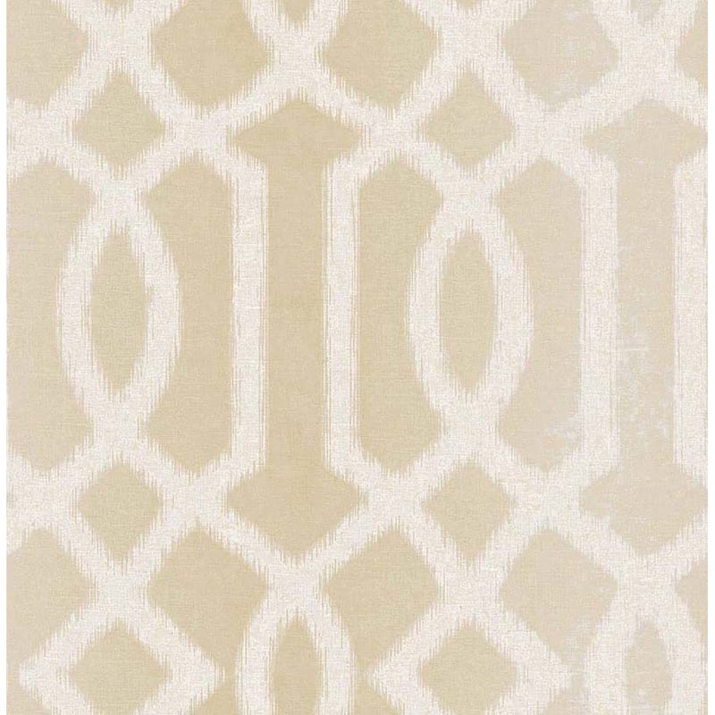 Seabrook Designs Dottie Geometric Ombre Unpasted Wallpaper - 20.5 in. W x 33 ft. L - Metallic Beige