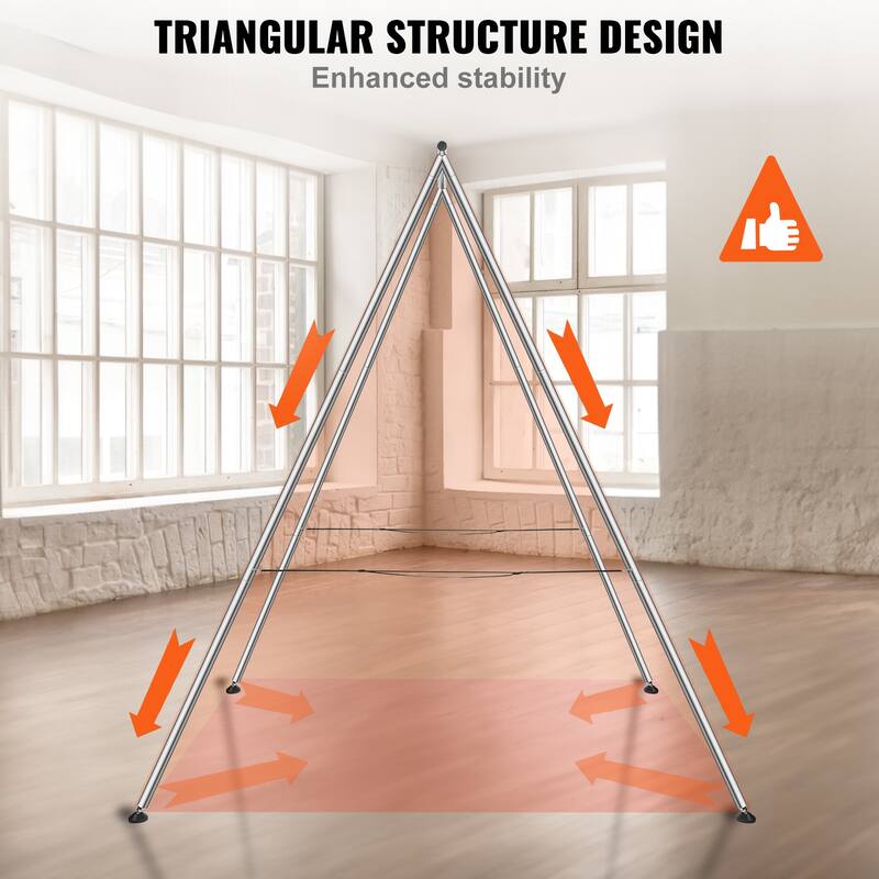 VEVOR Aerial Yoga Frame Yoga Swing Stand Inversion Yoga Swing Stand Yoga Inversion Equipment for Indoor Outdoor Aerial Yoga