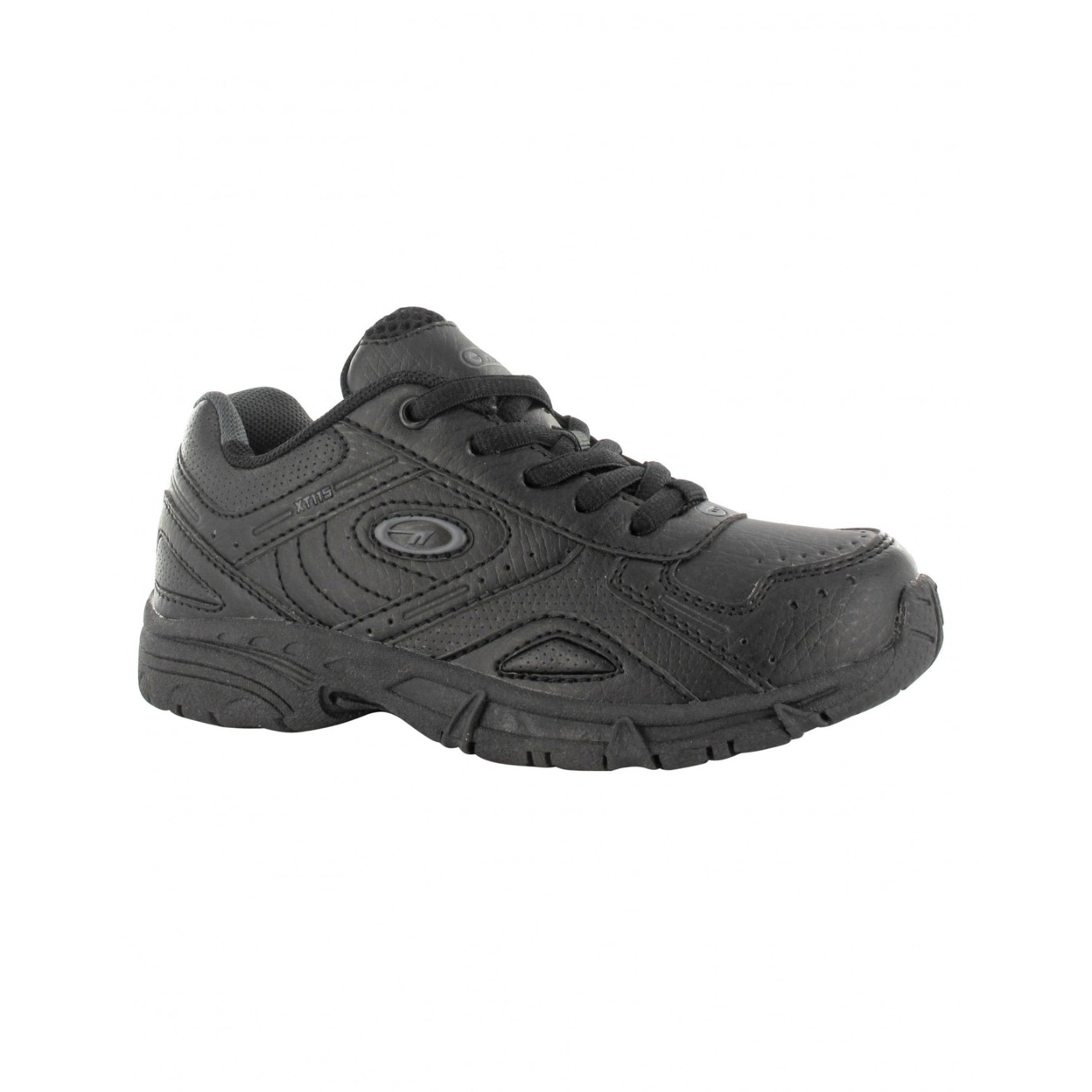 boys black trainers size 1