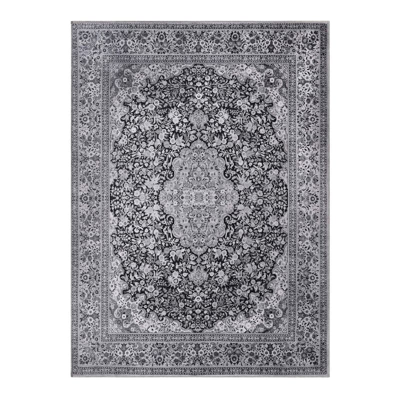 Superior Fiorella Modern Farmhouse Floral Medallion Indoor Area Rug