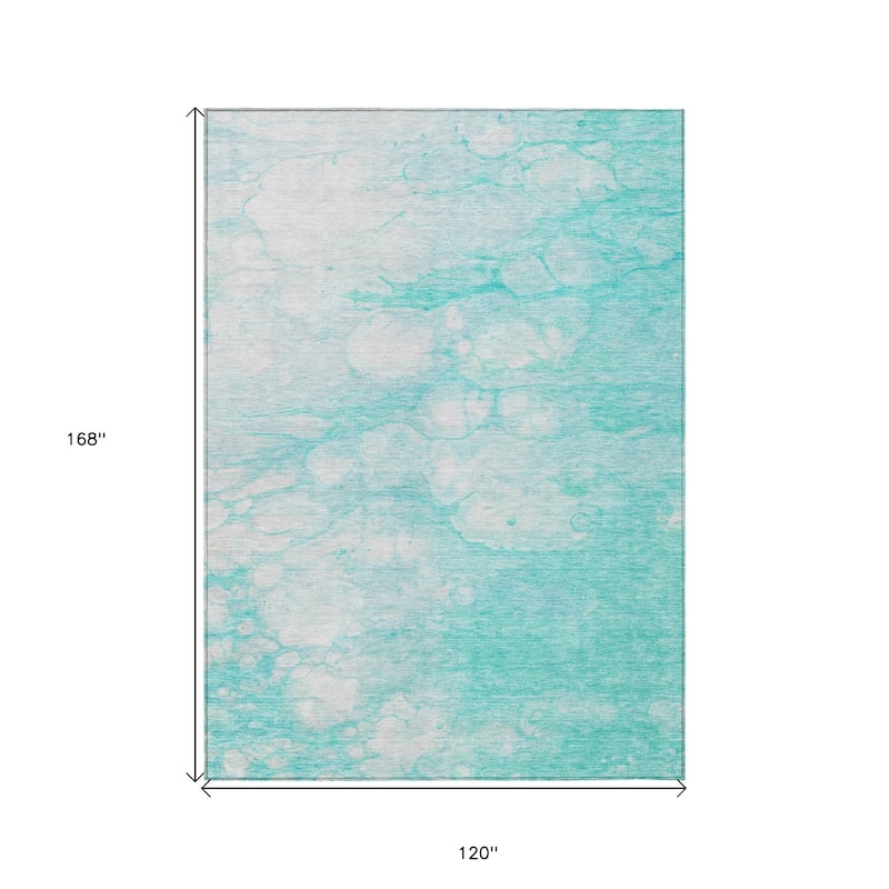 HomeRoots Abstract Transitional Rectangle Outdoor Rug