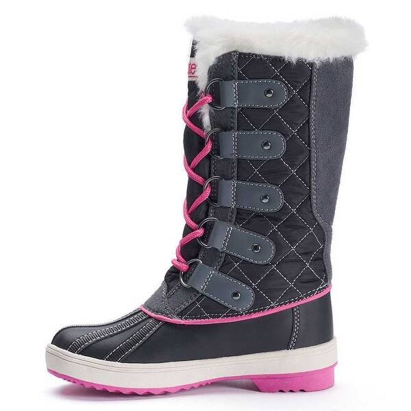 Shop Totes Big Girls Winter Boots Suri Black Overstock 19447577