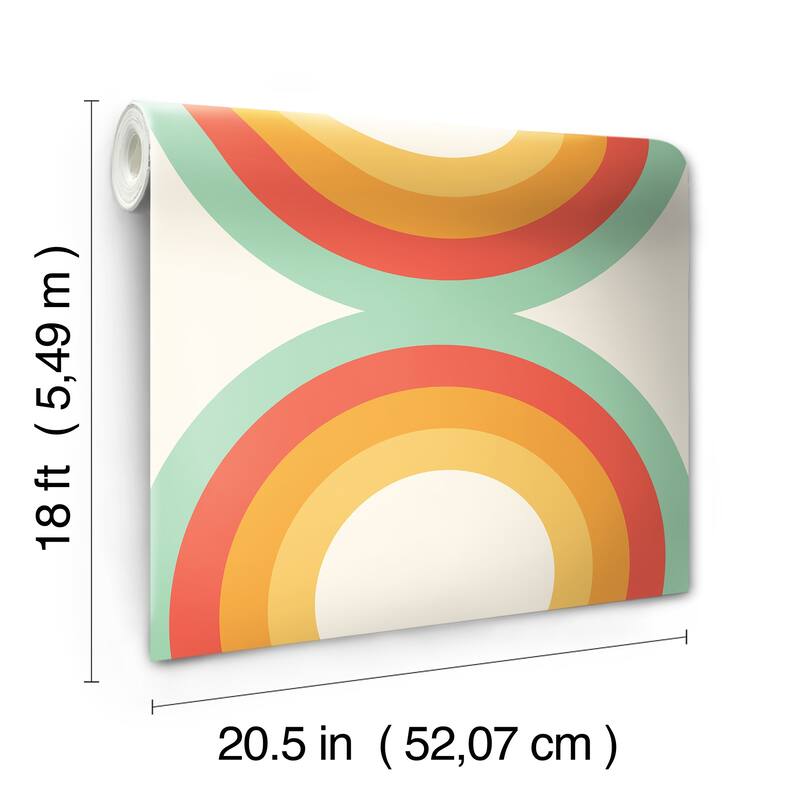 Very Gay Paint Sir Culls Orange Peel and Stick Wallpaper